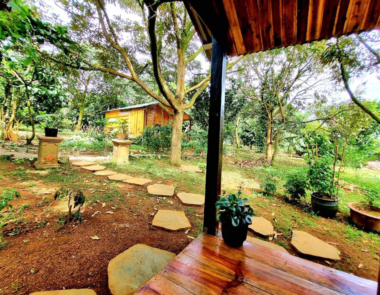 Homestay Vuon Trai Cay Nhiet Doi Vo Uu Garden Баолок Экстерьер фото