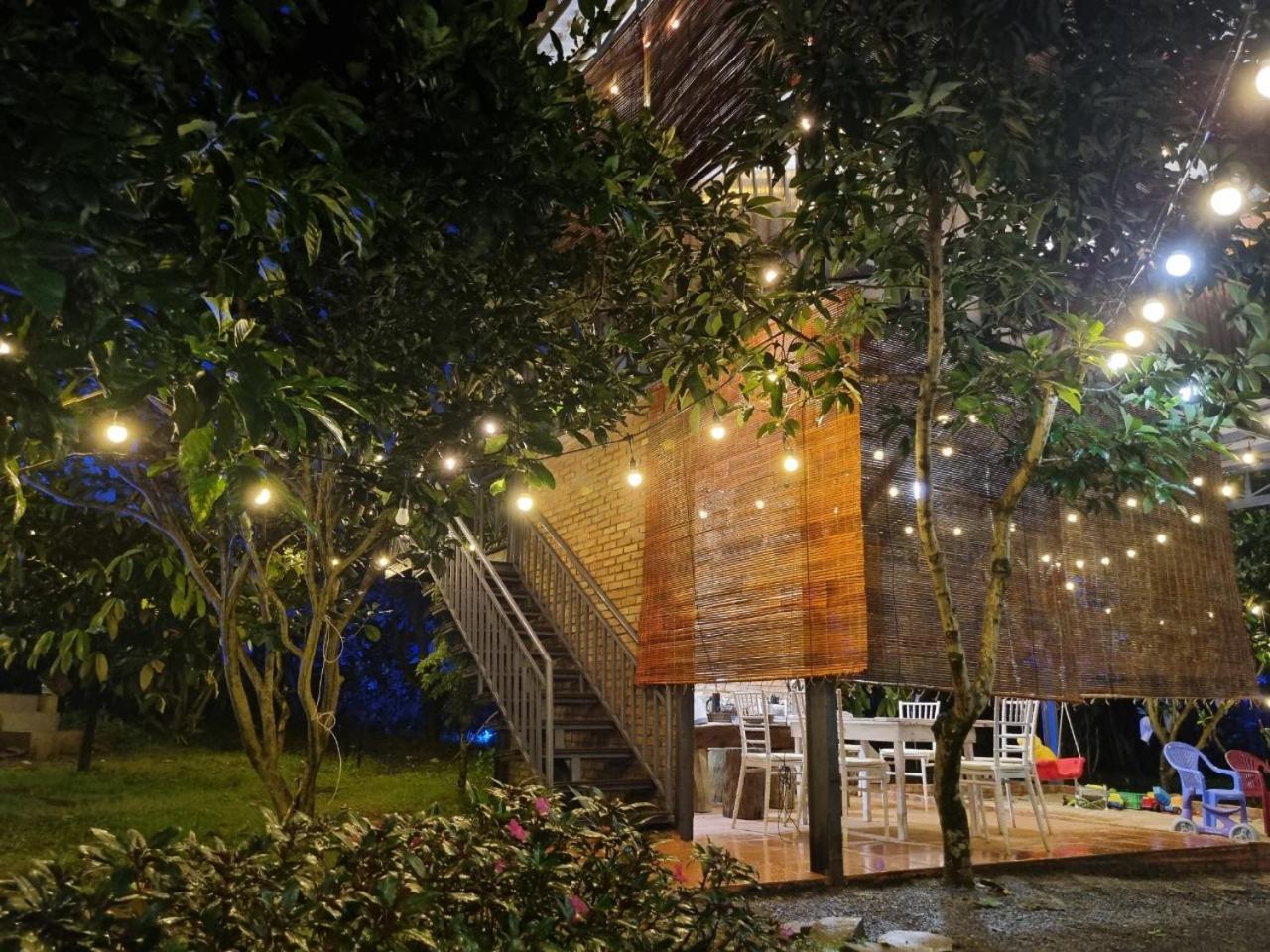 Homestay Vuon Trai Cay Nhiet Doi Vo Uu Garden Баолок Экстерьер фото