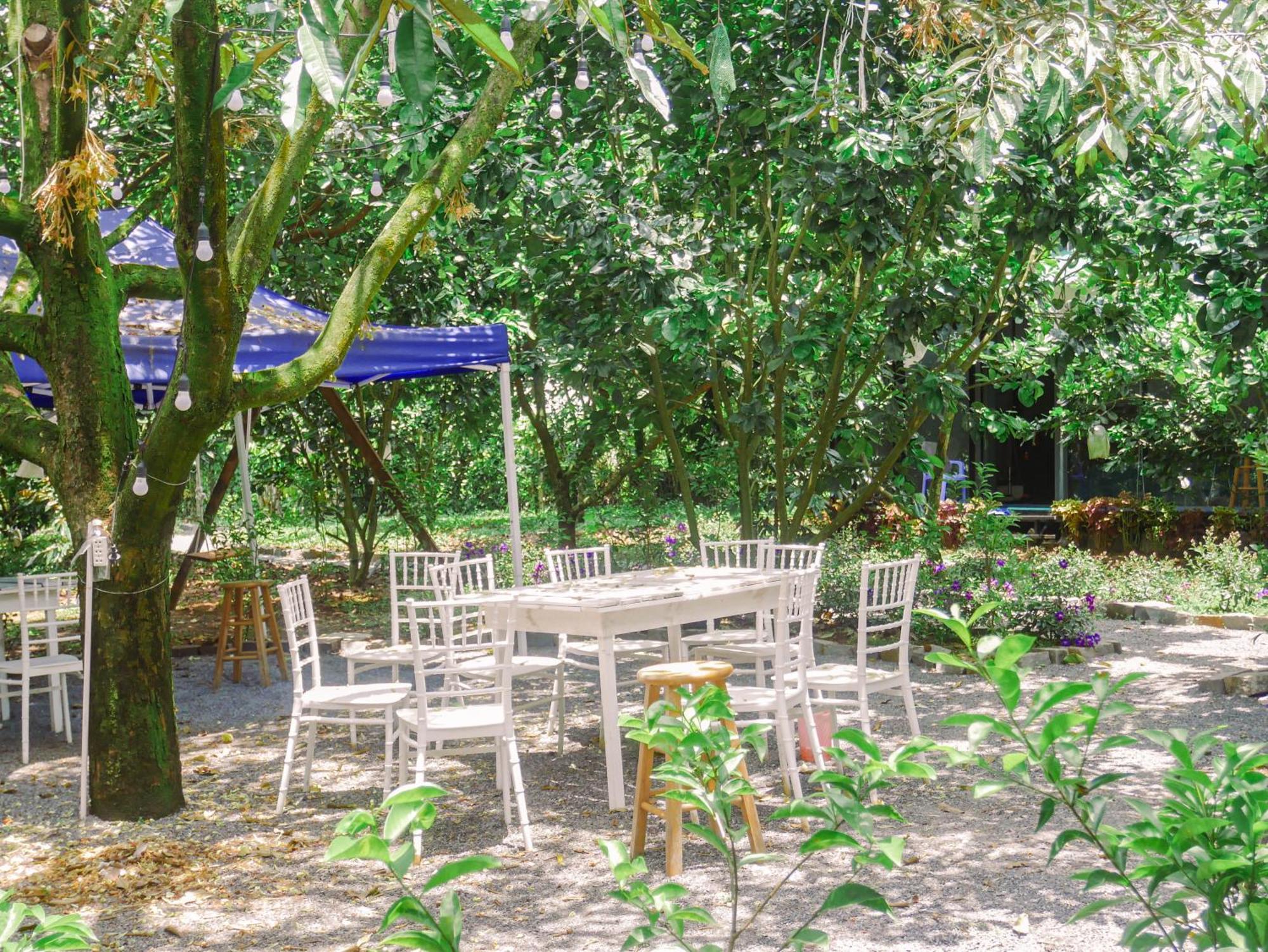 Homestay Vuon Trai Cay Nhiet Doi Vo Uu Garden Баолок Экстерьер фото